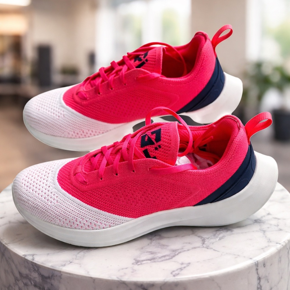 APL Women's Pink and White Athletic Shoes